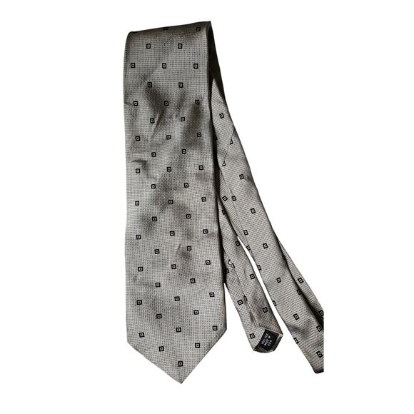 Pierre Balmain Vintage Men Silver Tie - Picture 1 of 9